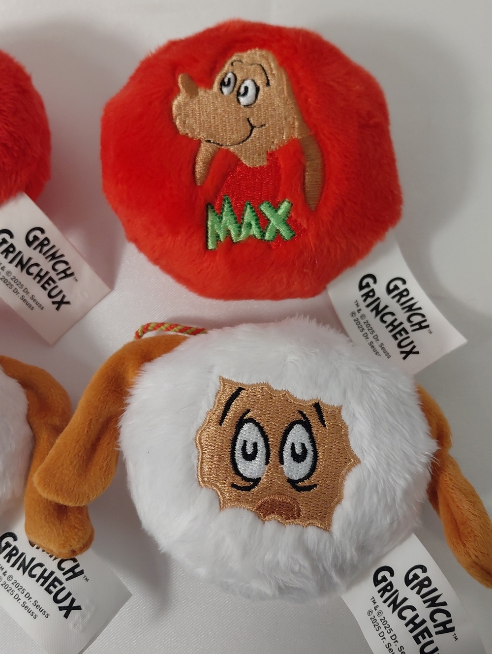 2025 Dr.Seuss McDonald's The Grinch Plush Ornaments - Picture 2 of 6